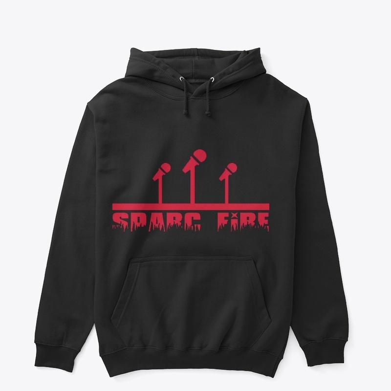 Bay Area Creative Red, White, Blk Hoodie